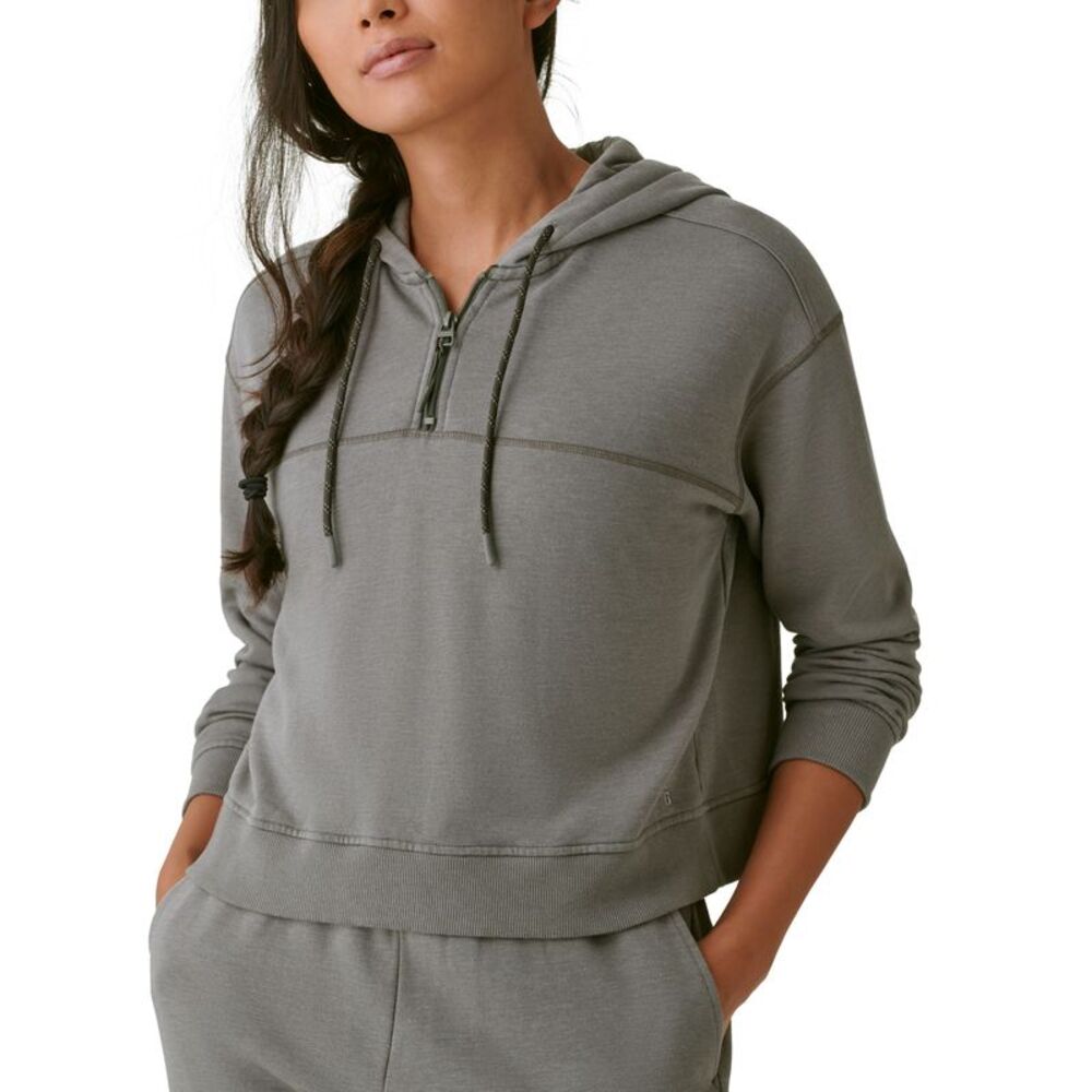 Bass Outdoor Womens Hibernate Half Zip Hoodie Top